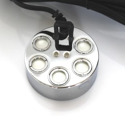 Mistmaker Vernevelaar - Vijver Vernevelaar - Decoratieve Mist Creëren - 5 Keramische Membranen - 1600 ml/u - Zilver