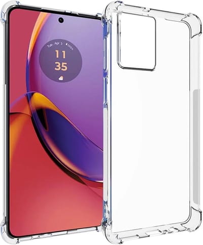 Transparant Schokbestendig TPU Hoesje Geschikt voor Motorola Moto G84 | Back Cover | Dun | Flexibel | Shockproof | Doorzichtig