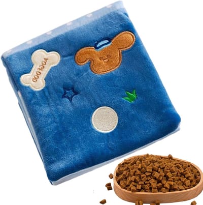 Hondenspeeltje Voerverdeler - Snuffelmat Voerdispenser - Mentale Stimulatie Hond - Duurzaam Versterkt Naaiwerk - 40x13 cm - Puppy