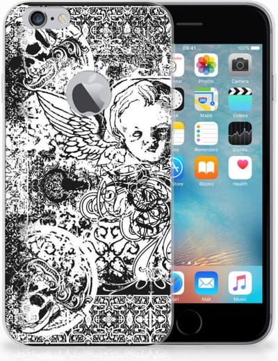 Silicone Back Case Apple iPhone 6 Plus | 6s Plus Skulls Angel