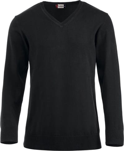 Aston heren V-neck sweater zwart s