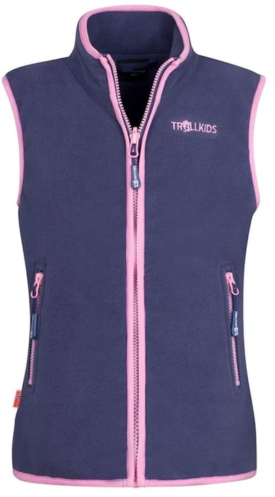 Trollkids Arendal Vest Blauw,Roze 140 cm Kinderen