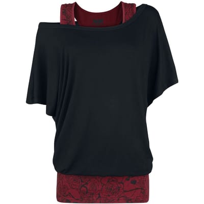 Black Premium by EMP T-shirt - When The Heart Rules The Mind - L tot 5XL - voor Vrouwen - zwart