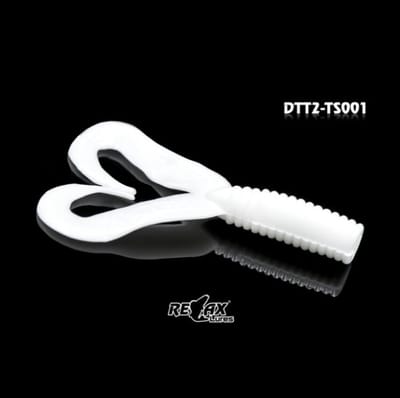 Relax Lures Twister DTT White (4.5cm)