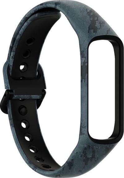 By Qubix - smartwatch bandje - Compatible Samsung bandje - Siliconen band met print - Mosaic - Geschikt voor Samsung Galaxy Fit 2