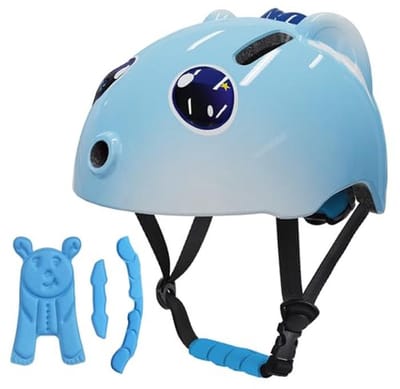 Kinderen Fietshelm - 3D Cartoon Skater Helm voor Jongens en Meisjes, Verstelbare Maat voor 3-10 Jaar