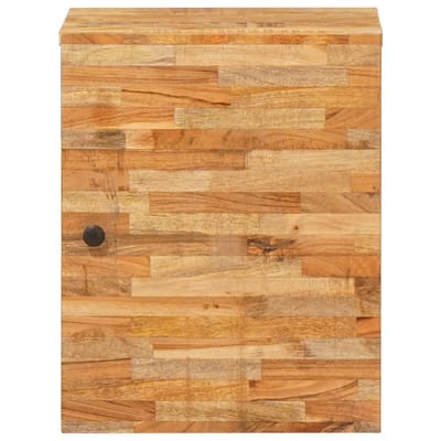 vidaXL - Hangende - Badkamerkast - met - opslag - Naturel - 38 - x - 33 - x - 48 - cm