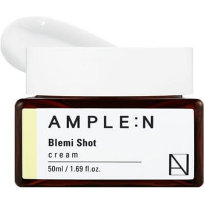 AMPLE:Crème Shot Anti-Imperfections N 50ml – Crème Visage Hydratante Éclaircissante pour les Taches Brunes & le Teint Irrégulier black