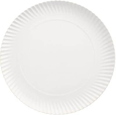 100 Borden, karton pure rond Ø 29 cm · 2 cm wit