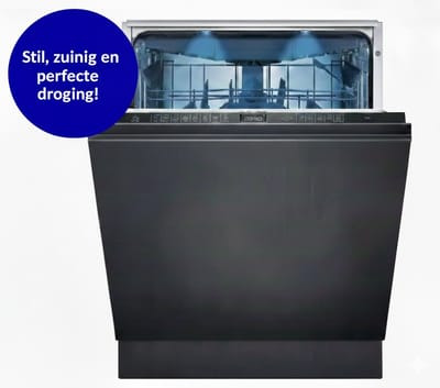 Siemens SN65ZX07CE - iQ500 varioSpeed Plus - Volledig integreerbare inbouwvaatwasser - Zeolith - Energielabel B - Home Connect