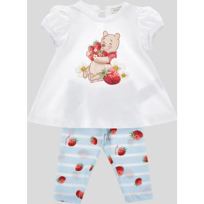 complete winnie de poeh meisje wit-celeste