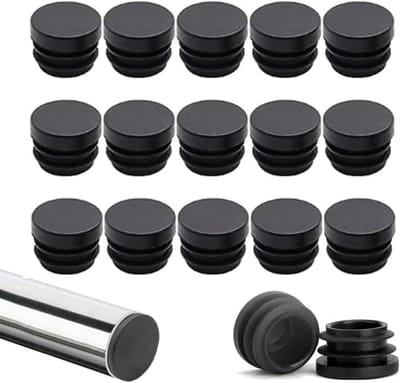40x Ronde Kunststof Buisdoppen 16mm - Eindkappen voor Stoelen, Tafels en Meubels