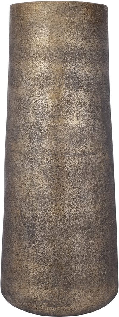 PTMD Kardine Antique Gold Alu Pot Dented Pattern High L