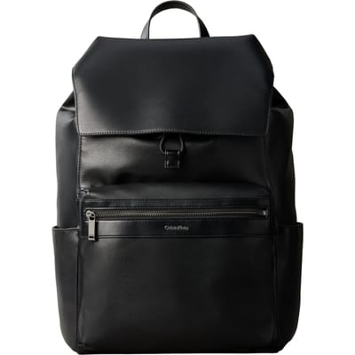 Calvin Klein Zip Flap Backpack Black Taglia: OS | Zaini Outlet | Uomo | Nero