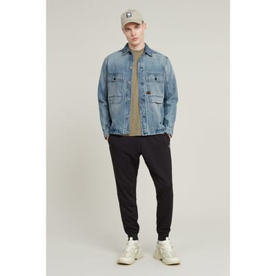 G-Star Mosa Overshirt Vintage Mine Dust Maat: S | Spijkerjassen Outlet | Heren | Blauw