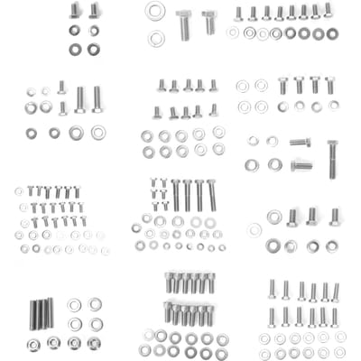Kit de boulons de moteur en acier inoxydable Remplacement pour Chevy 265 283 302 305 307 327 350 400