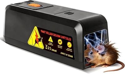 Effectieve Elektrische Muizenval voor Binnen, Contactloze Werking, Geschikt voor Keukens, Garages en Kantoorgebouwen met Anti-ontsnappingsontwerp