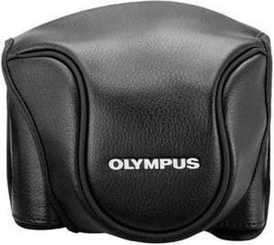 Olympus CSCH-118 - lederen tas voor Stylus 1 - Zwart