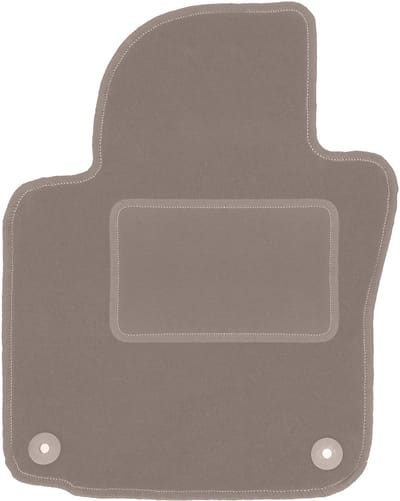 Beige bestuurdersmat voor: Skoda Octavia II stationwagen, liftback (2004-2013)