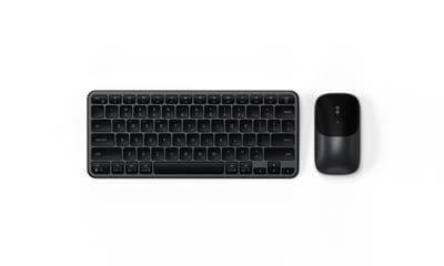 Satechi Slim CEX1 Draadloze Muis & Toetsenbord Combo – Bluetooth 5.3 Connectiviteit – Verbinding met 3 Afzonderlijke Apparaten – Lichtgewicht en Duurzaam Ontwerp - Zwart
