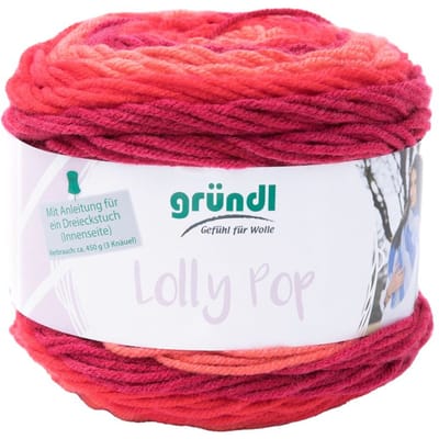 Gründl wol "Lolly Pop" - Wild Cherry Swirl, Kleur 07
