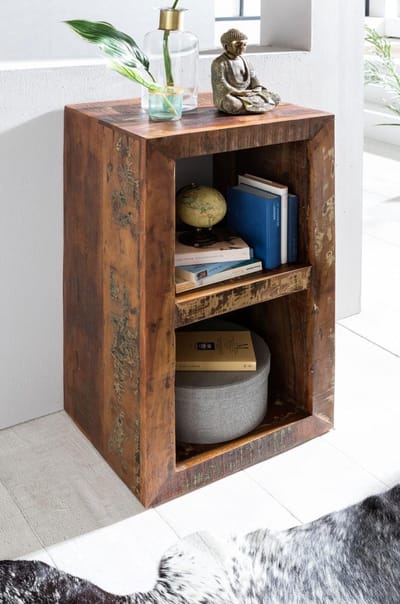 Gate39 - Delhi 45 x 35 Sidetable Hoog - Bruin