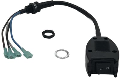 Zuigmond Snoer - Schakelaar Vervanging - Stofzuiger Reparatie - Specifieke Pasvorm - 15 cm - Zwart