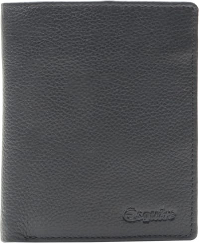 Esquire Leren Portemonnee Primavera Wallet Black Zwart