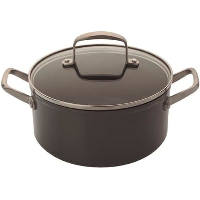 Anti-aanbakpan Arcos Endura 697100 met gesmede aluminiumfolie en roestvrijstalen handvat, 20 cm, in een doos,