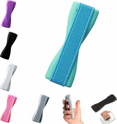 Sling grip Smartphone anti-slip greep - LB-454 Universele ring vinger telefoon houder - Vingergreep - Vingerhouder Elastische Band Zelfklevende finger holder - Blauw