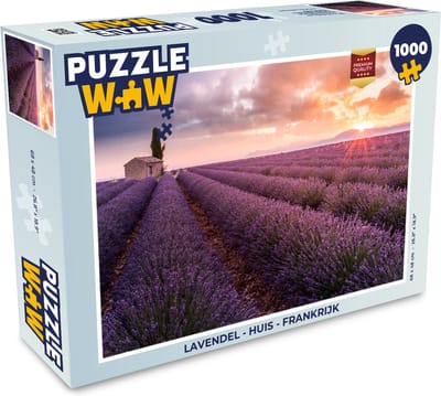 Puzzel Lavendel - Huis - Frankrijk - Legpuzzel - Puzzel 1000 stukjes volwassenen