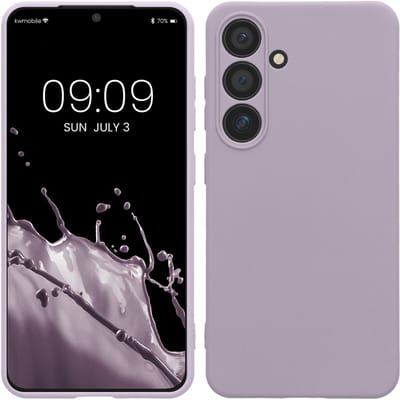 kwmobile telefoonhoesje geschikt voor Samsung Galaxy S24 - Hoesje voor smartphone - Precisie camera uitsnede - In lavendel
