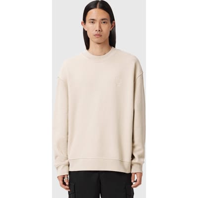 AllSaints Haven Crew Feather Taupe Taglia: M | Maglioni a maglia Outlet | Uomo | Nero