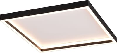 REALITY ROTONDA - Plafondlamp - Zwart mat - incl. 1x SMD 20 W - Wand- en plafondmontage
