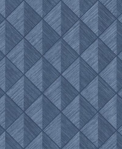 BLAUW RETRO BEHANG RASCH