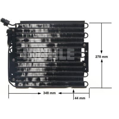 Condensator, airconditioning MAHLE AC 316 000S