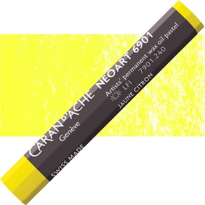 Caran d'Ache Neoart Permanent Wax Oliepastel - Lemon Yellow (240)