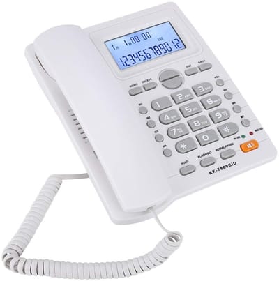 Allecto - KX-880CID - Draadloze Telefoon - Handenvrij Systeem - Wit - Caller ID - Geschikt voor Thuis en Kantoor - Multi-Lijn Optie