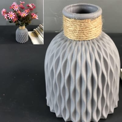 Elegante keramische vaas voor thuisdecoratie, ideaal voor gedroogde bloemen, Scandinavische stijl, en rustieke interieuraccenten.