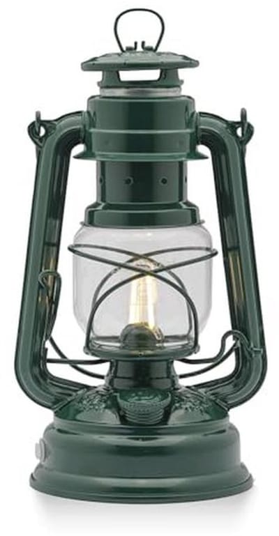 LED Stormlamp Mos Groen - Dimbare Buitenverlichting voor Tuin en Balkon