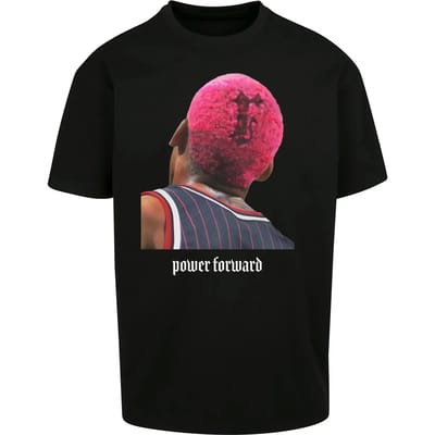 Mister Tee - Power Forward Oversize Heren T-shirt - S - Zwart