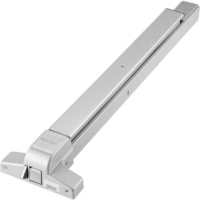 Serrures de Porte à Barre Poussante, Barres Anti-Panique en Acier au Carbone pour Portes de Sortie, avec Levier Extérieur et 3 Clés, Dispositif de Sortie Anti-Panique à Barre Poussante Quincaillerie de Porte pour Métal Bois