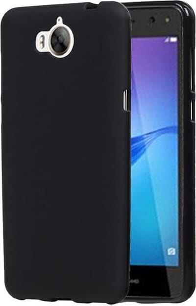 BestCases.nl Huawei Y5 2017 / Y5 III TPU back case hoesje Zwart