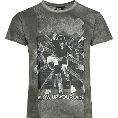 AC/DC T-shirt - EMP Signature Collection - M tot 3XL - voor Mannen - grijs