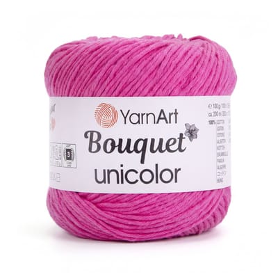 YarnArt Bouquet Unicolor - Katoen Garen - Effen - 100g - 200m - Kleur 3216