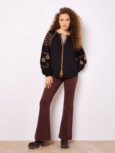 Azteekse geborduurde blouse