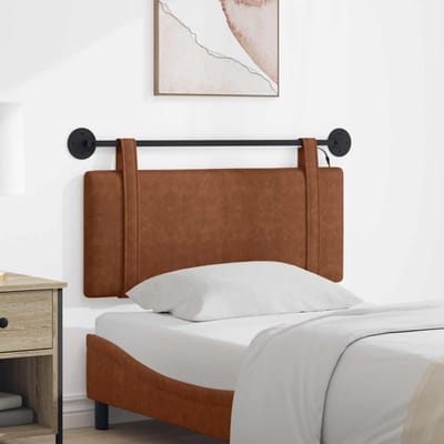 vidaXL - Hangend - hoofdbord - Bruin - Antiek - PU