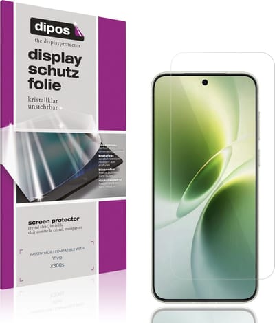 dipos – 4x Beschermfolie geschikt voor Vivo X300s | Krasbestendige & heldere Screenprotector Ultra-Thin