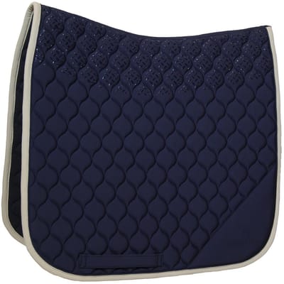 Kentucky Horsewear - Zadeldoek softshell onion quilt dressuur marine-beige