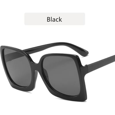 Nieuwe Oversized Dames Zonnebril Klassieke Mode Dames Retro Kattenoog Plastic Shade Retro Vintage Dames Zonnebrillen UV400
